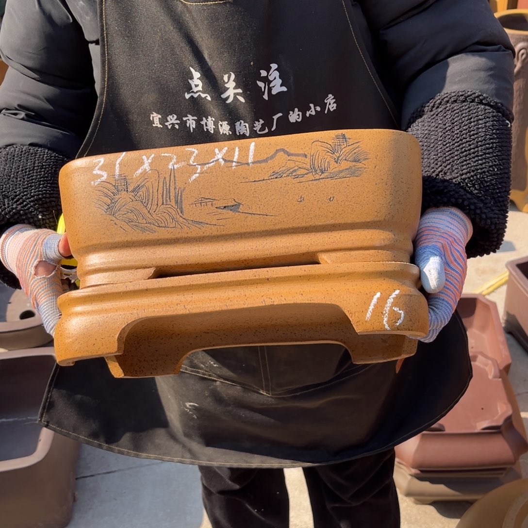 紫砂花盆盆景艺术