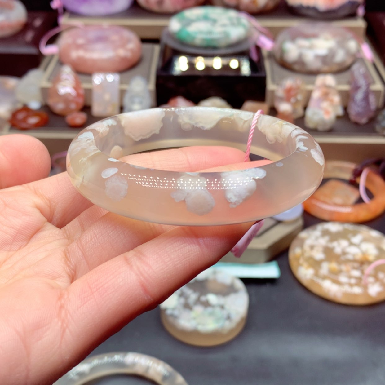 【闪购商品】玛瑙/玉髓手镯未镶嵌龙*9