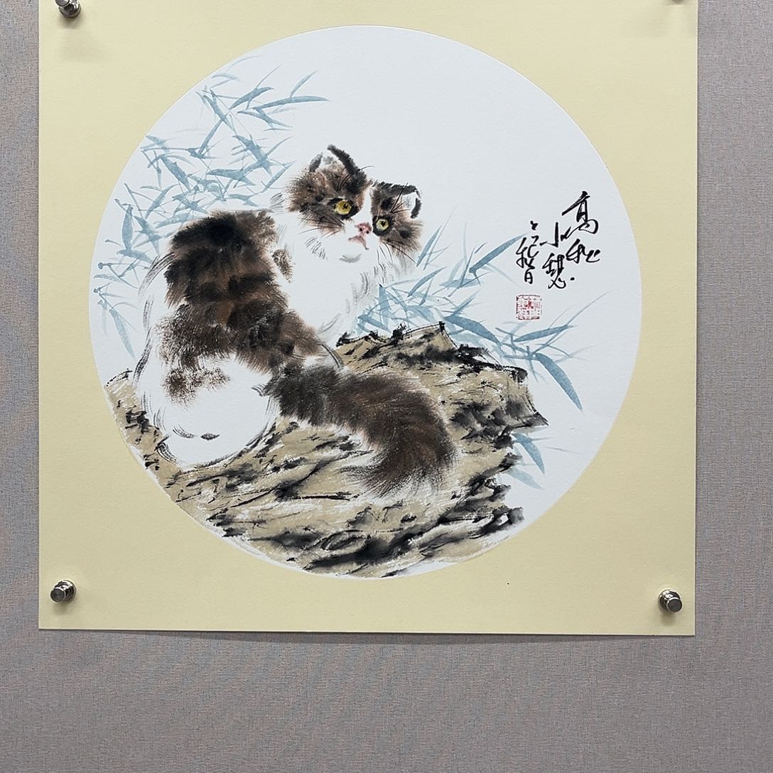 国画艺术家真人手绘