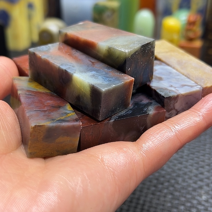 中***法青田石印章石印章石