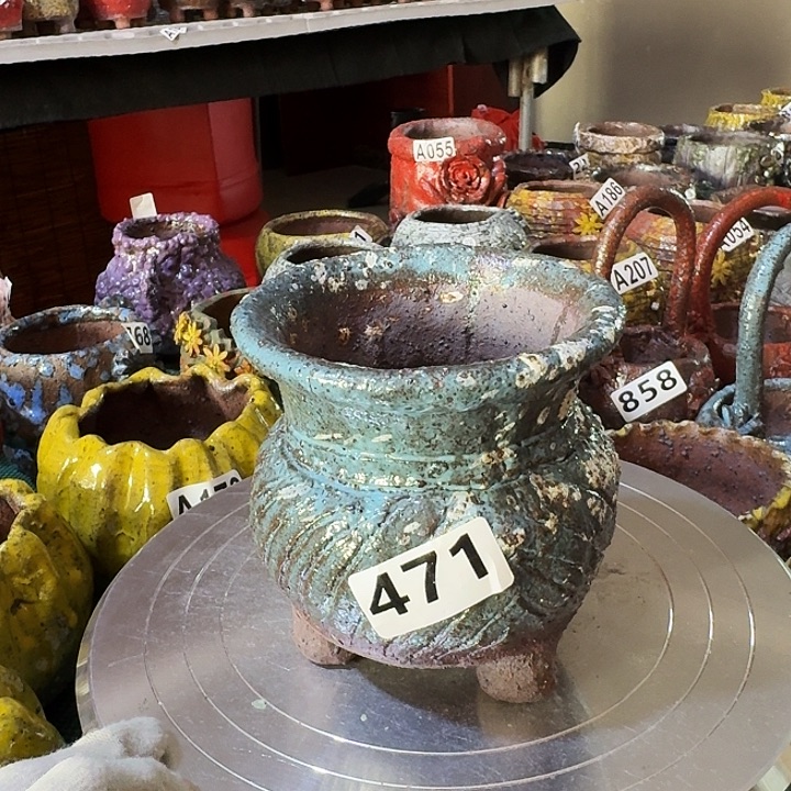 内口9高11粗陶手工