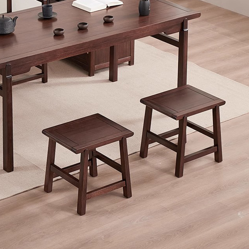 安庭木作乌金木茶凳家用小板凳吃饭凳禅意小凳子换鞋凳简约创意