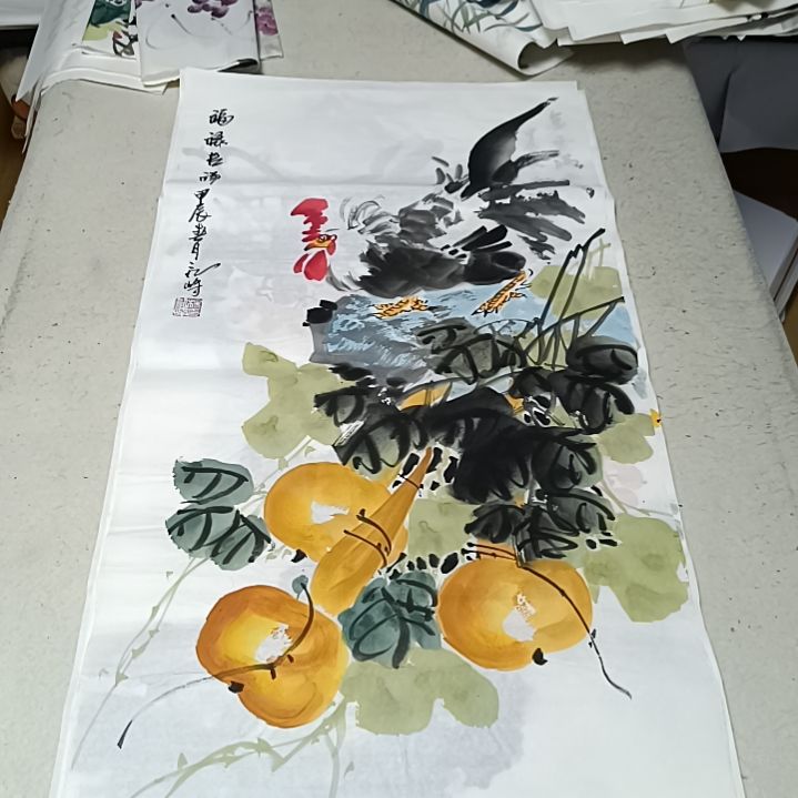国画汴**姐国画花鸟花鸟国画