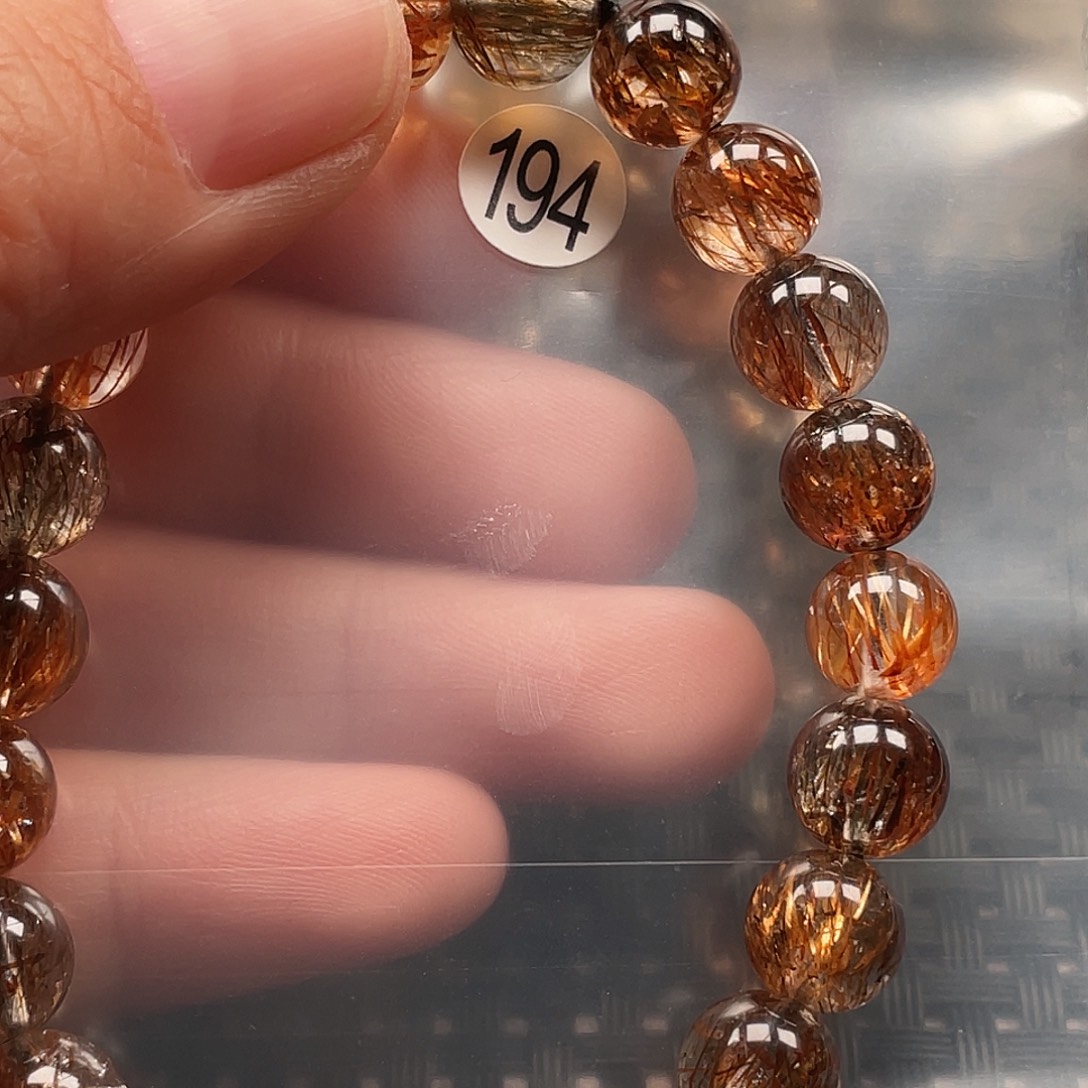 清***幽水晶未镶嵌手链天然