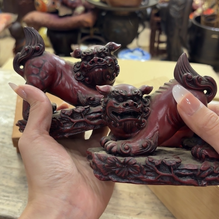 树脂古美术置物摆件