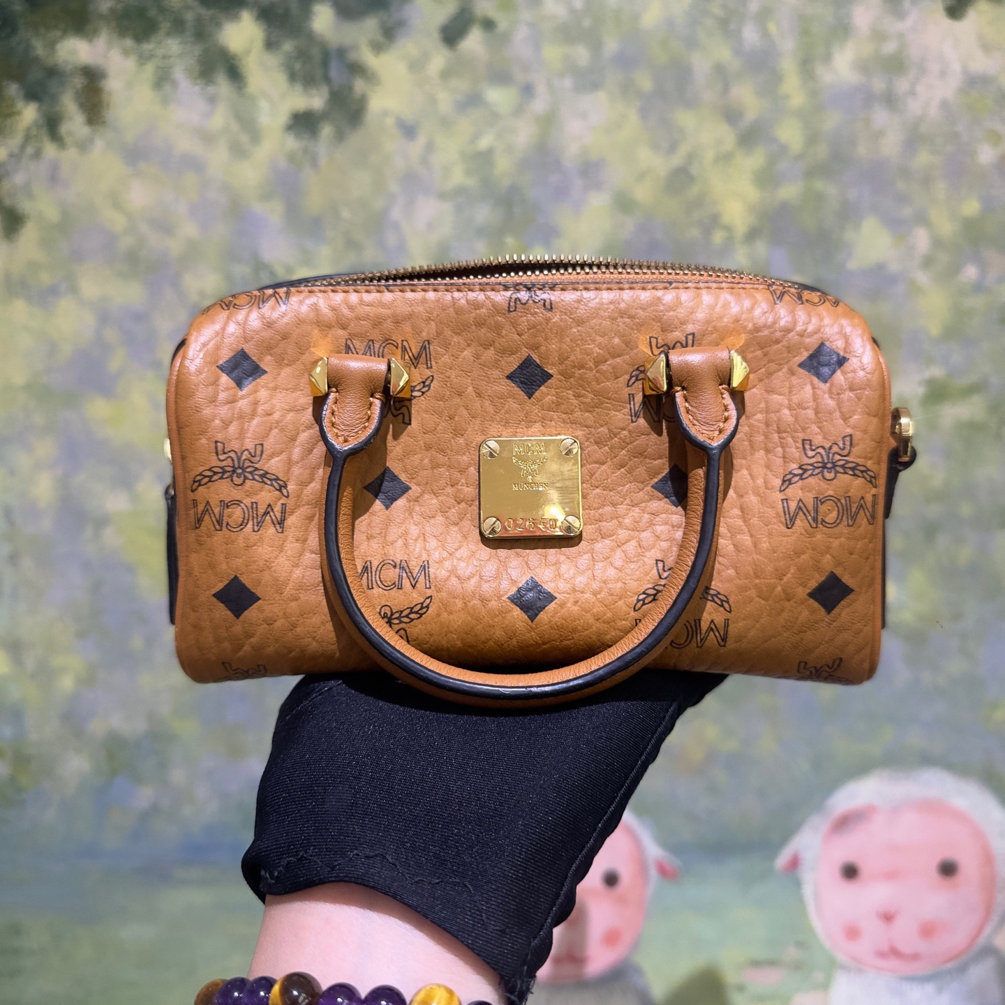 95新 MCM 16979780/KIKIFIFI/波士顿包