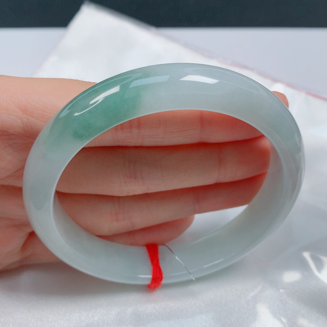 翡翠手镯未镶嵌59.7正圈