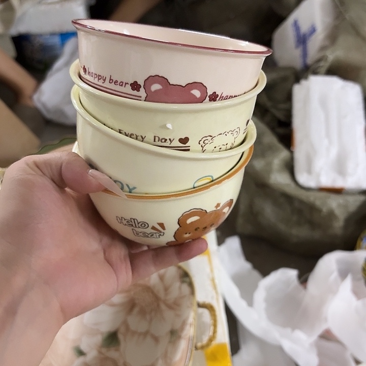搪瓷A29四个碗哈哈哈