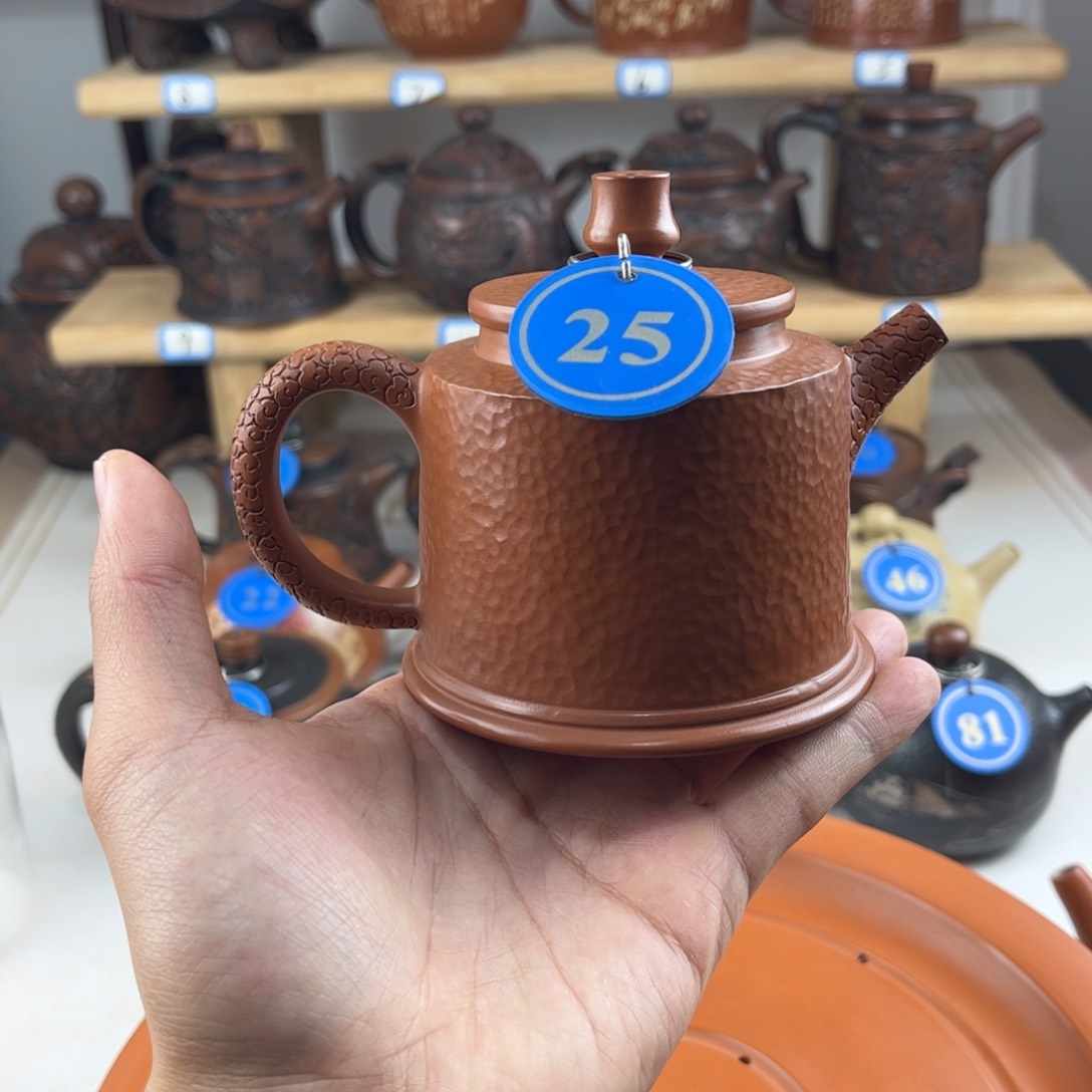 壶开播福利款，建水紫陶全手工制作，老匠人传承手艺