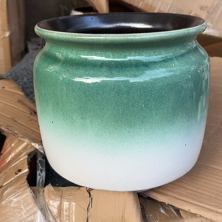 紫砂茶碗加重加厚绿口径21*22