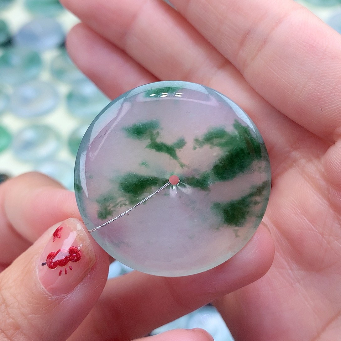 翡翠颈饰未镶嵌32翡翠34.1/5.6