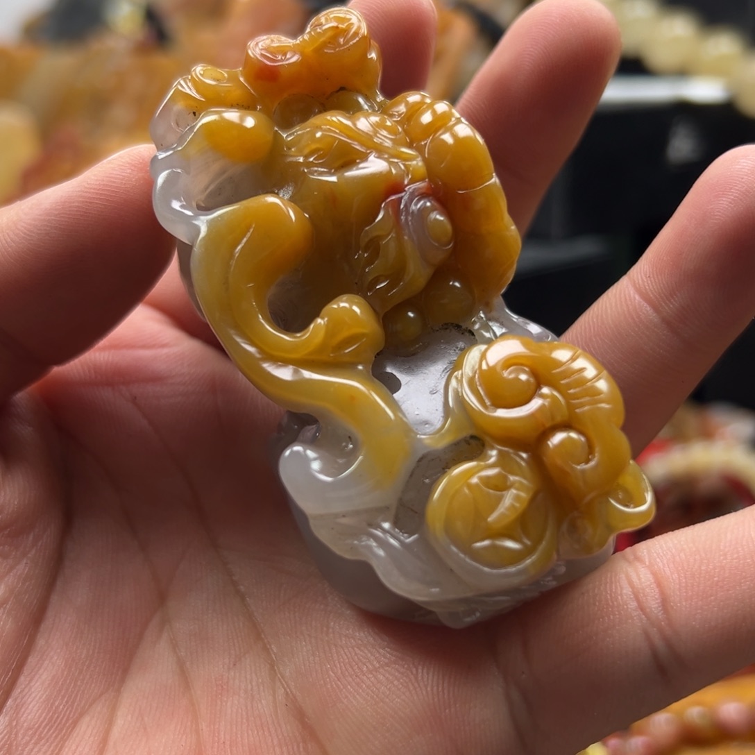 石英质玉（黄龙玉）未镶嵌多选一发货