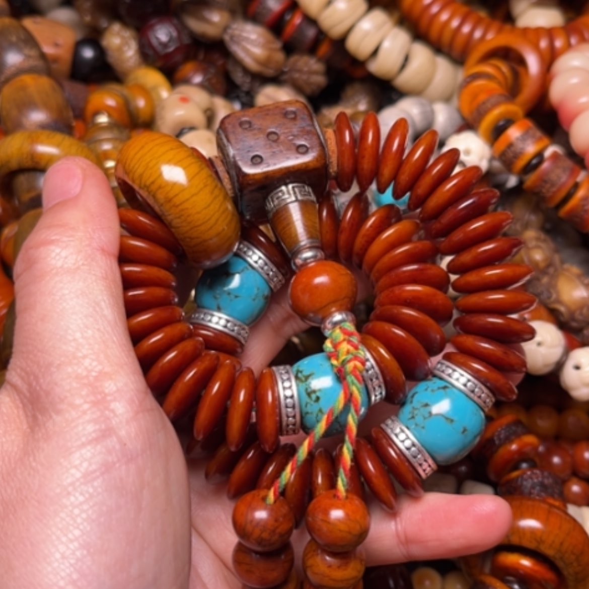 【闪购商品】牛骨手串/手链牛骨切片16×54颗