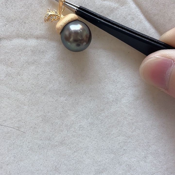 海水珍珠吊坠(不含链)银S925镶嵌