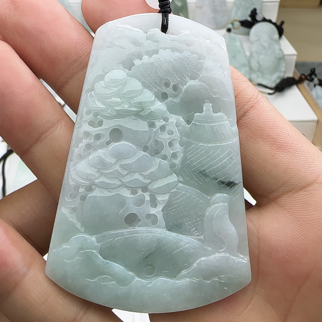 翡翠未镶嵌颈饰翡翠