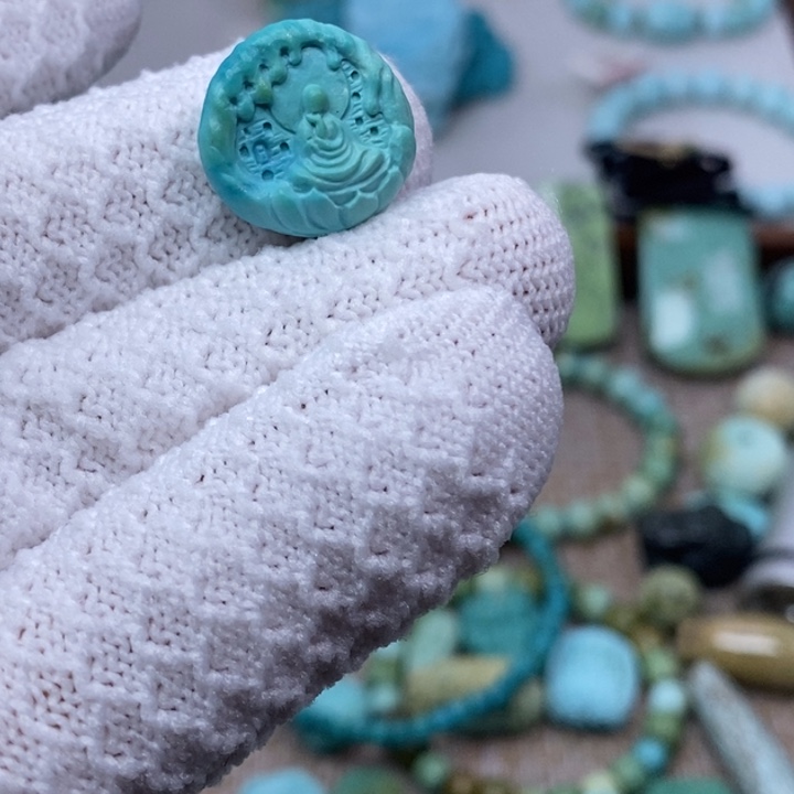 【闪购商品】未镶嵌绿松石22美*