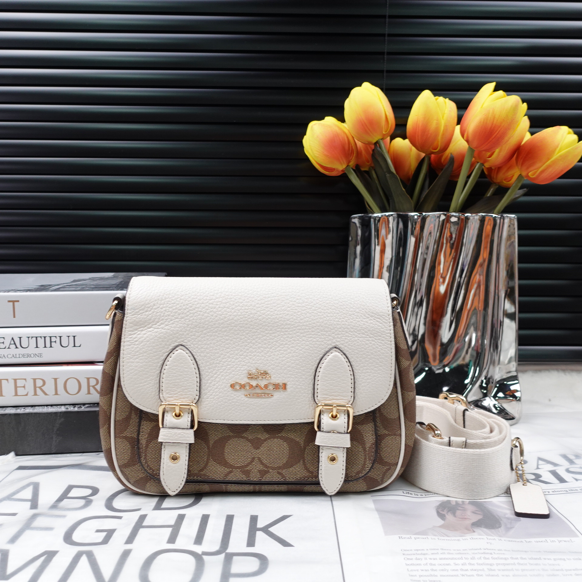 95新 COACH/蔻驰 单肩包/T10228992