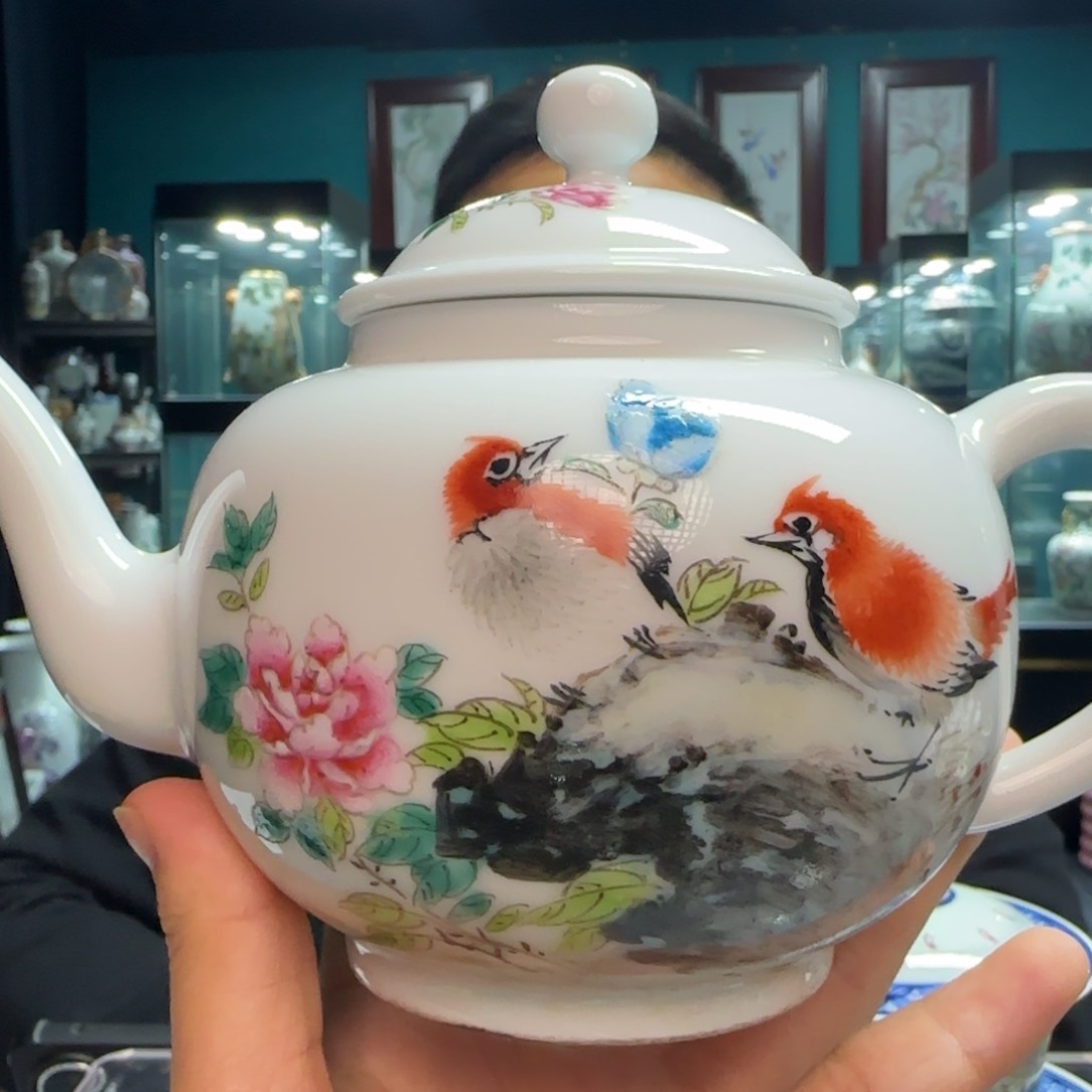 壶景德镇陶瓷手工制作