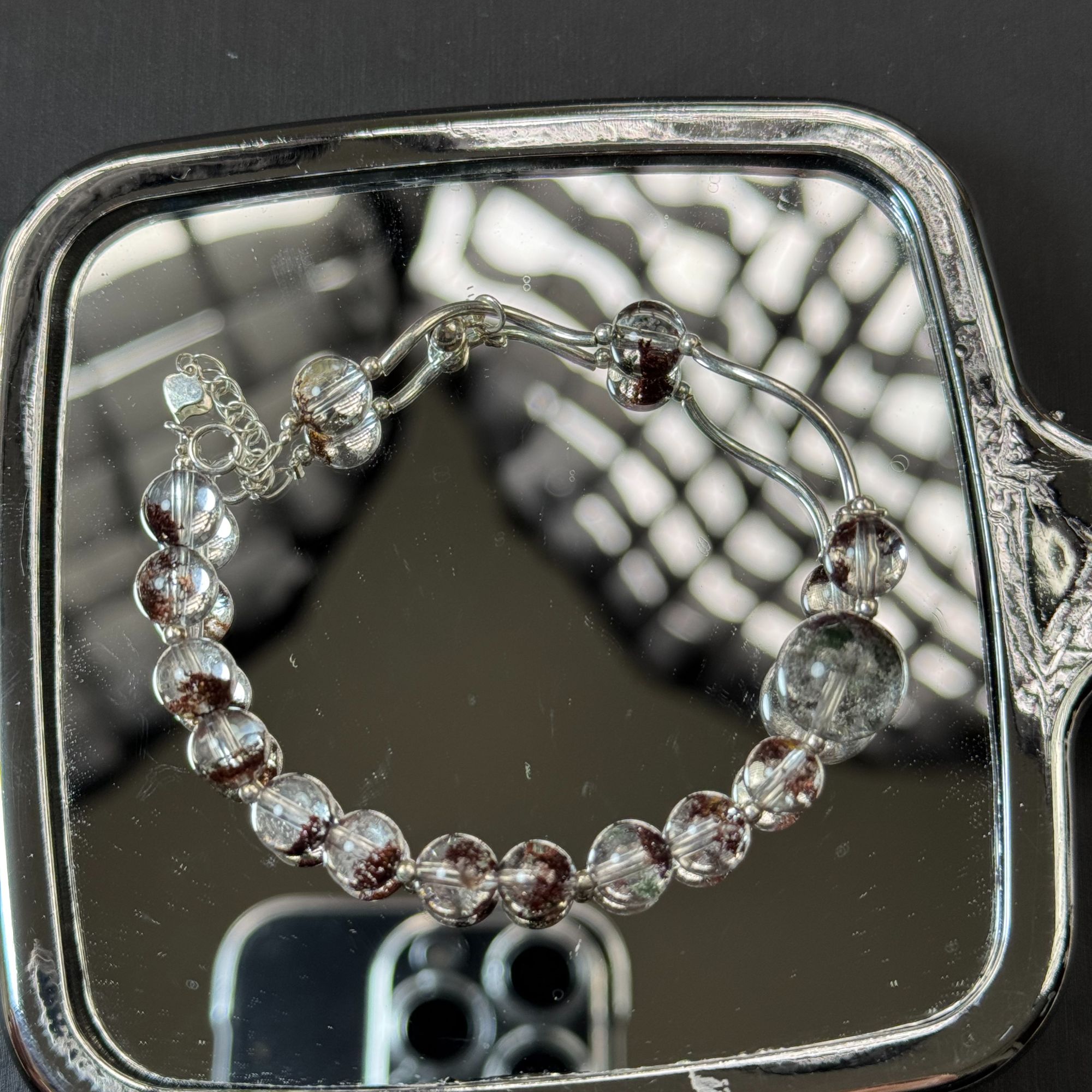 A948 幽灵水晶多宝手链7mm+多样性发一