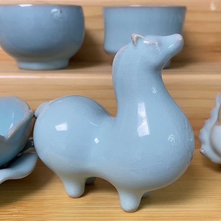 杯子天青唐马茶宠微微瑕