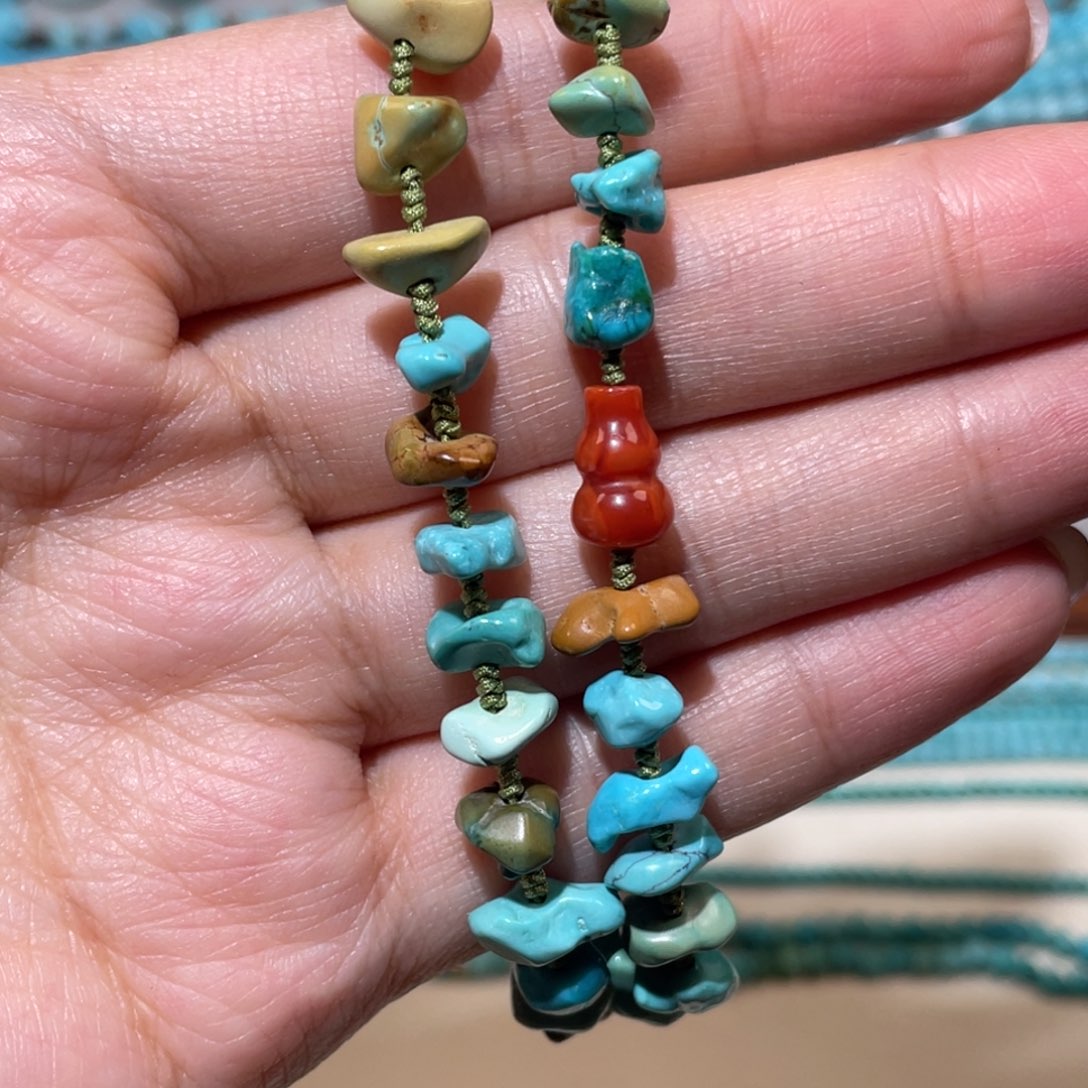 绿松石未镶嵌长链