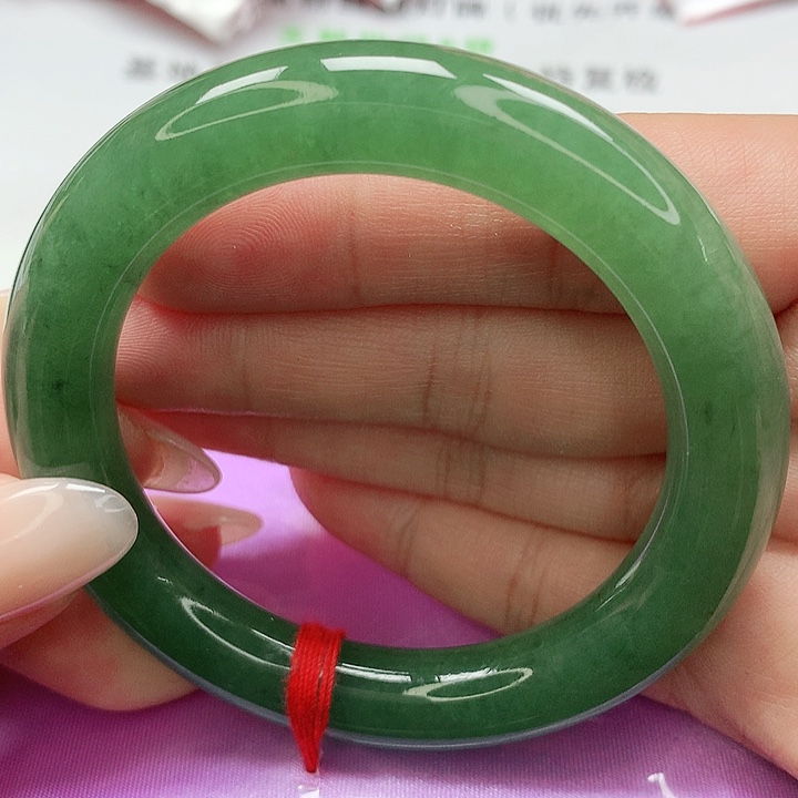 翡翠手镯未镶嵌缅甸天然A货翡翠