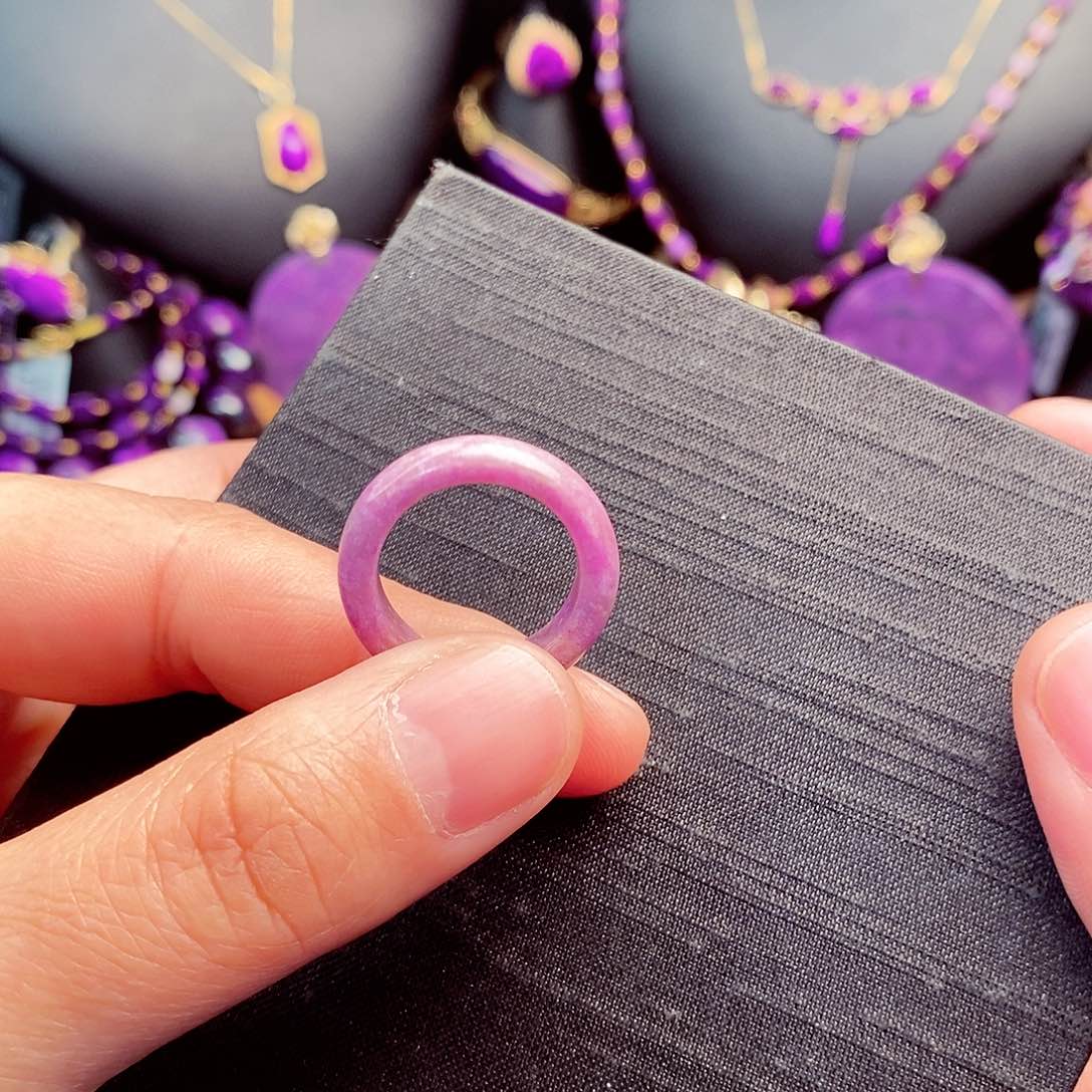 苏纪石（舒俱来）指环14未镶嵌