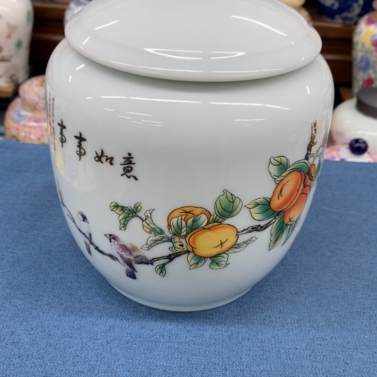 瓷片陶瓷茶叶罐密封罐
