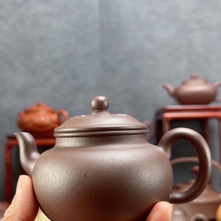 紫砂茶壶封*开大水潭天青