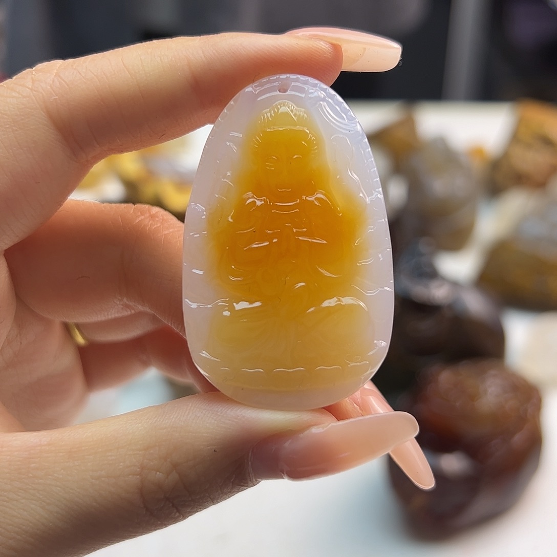 玛瑙/玉髓合金颈饰