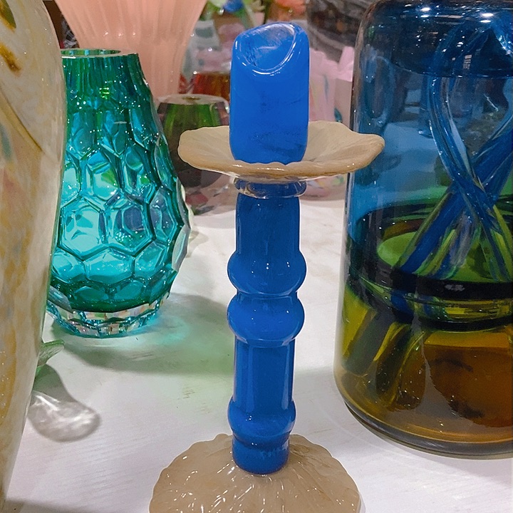 无铅玻璃琉璃花高25口3