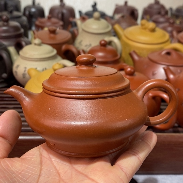紫砂茶壶微瑕处理一把