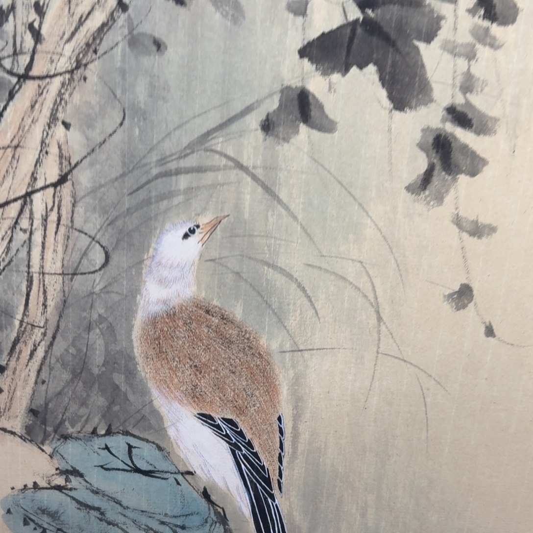 国画国画作品山水花鸟