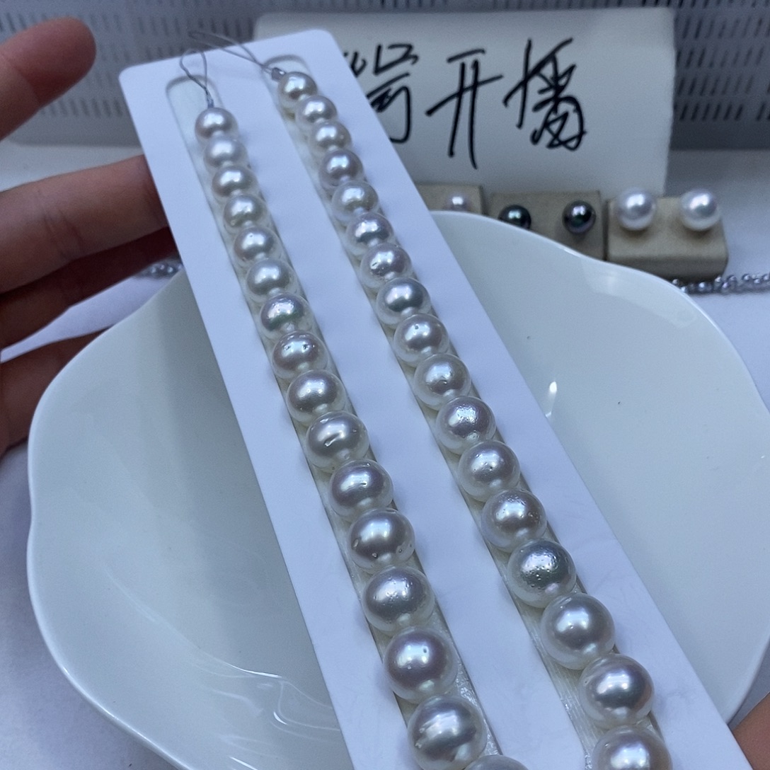 海水珍珠颈饰银S925镶嵌