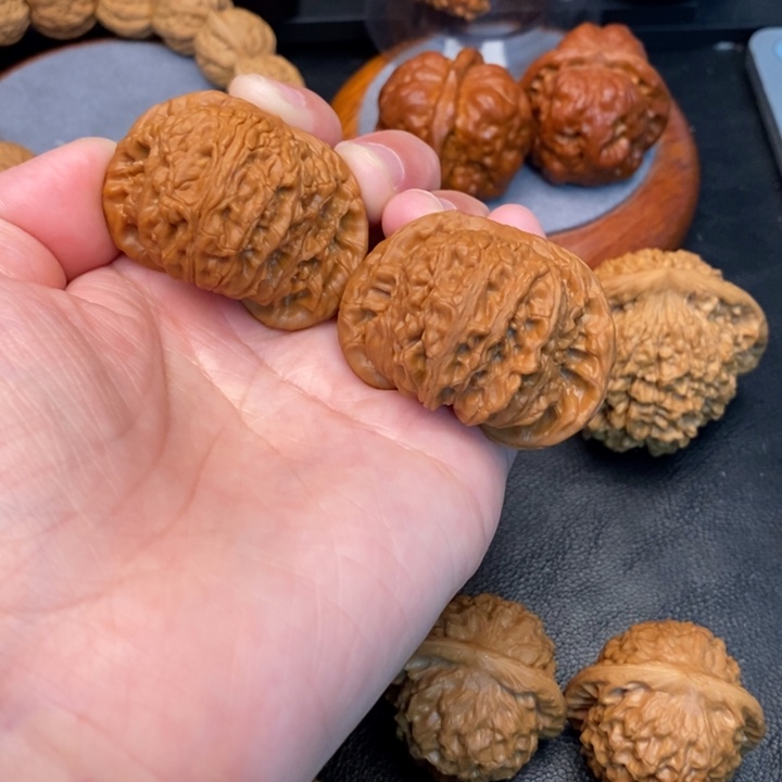 文玩核桃把件乾坤磨全品