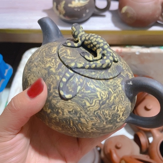 全手工，半手工制作宜兴紫砂壶