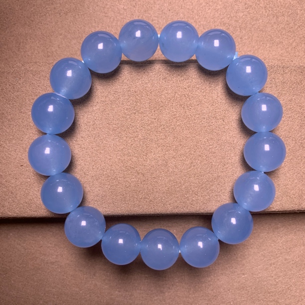 A  512  卡12海蓝手串