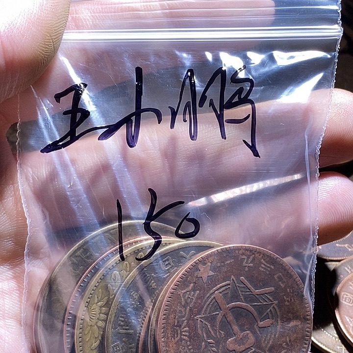 王**?民国大面值大直径10枚