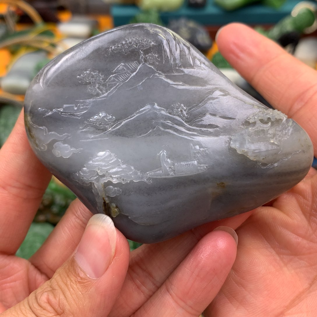 和田玉颈饰未镶嵌