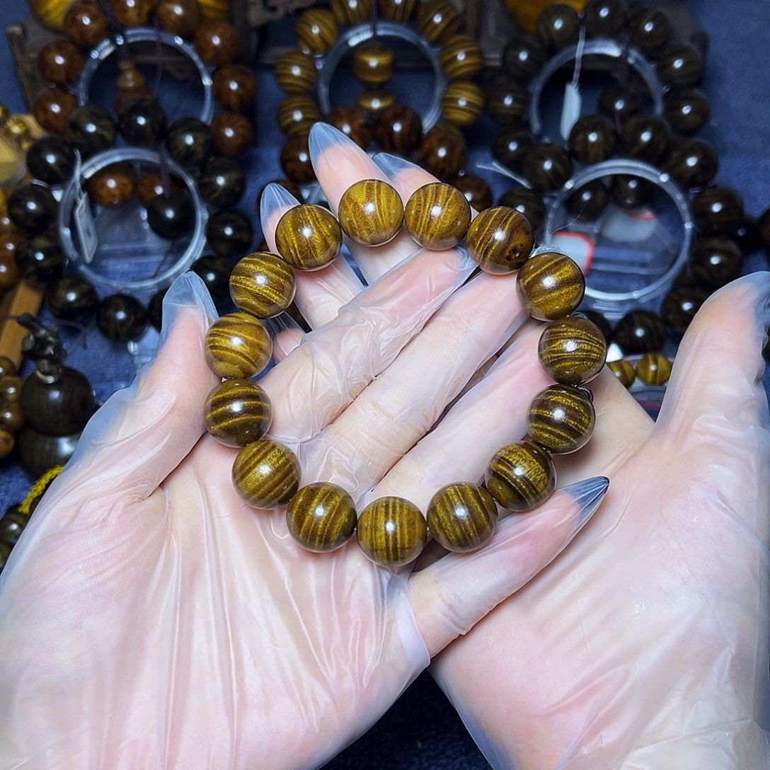 手串/手链楠木（金丝楠）1.5枯木西瓜波