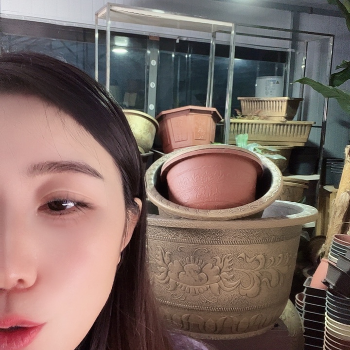 圆50口径花盆五个