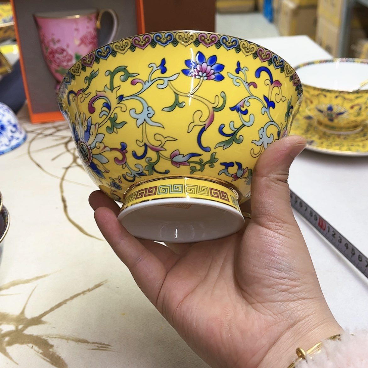 【闪购商品】珐琅6英寸2黄。。。。。