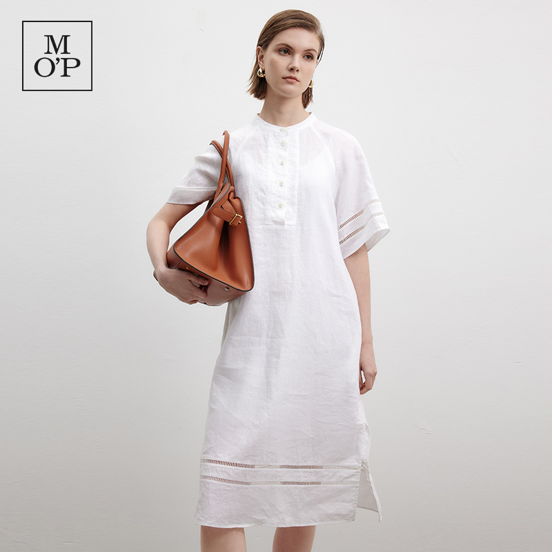 【羊羊专属】Marc O'Polo/MOP中式复古文艺慵懒风宽松高级连衣裙