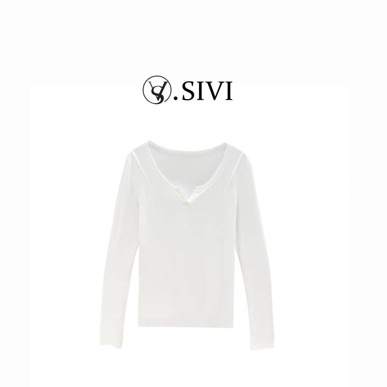 熙薇【促织鸣梭】2025早秋时尚百搭休闲设计感新款上衣H3794