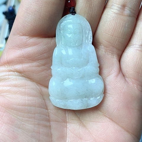 翡翠颈饰未镶嵌天然缅甸翡翠a货