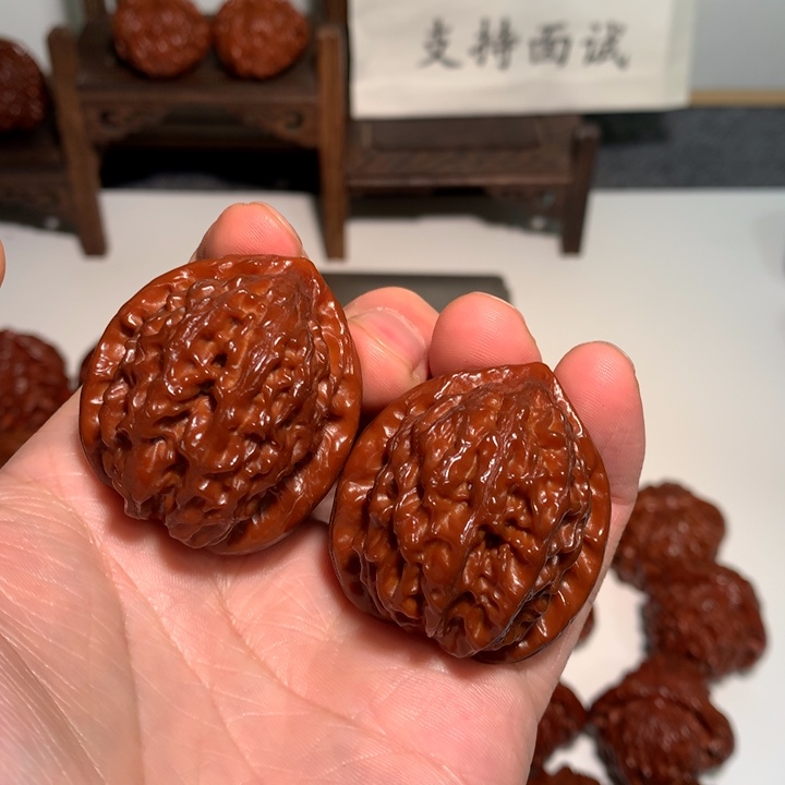 啊***祖桃核吊坠金牛30WCH#00#