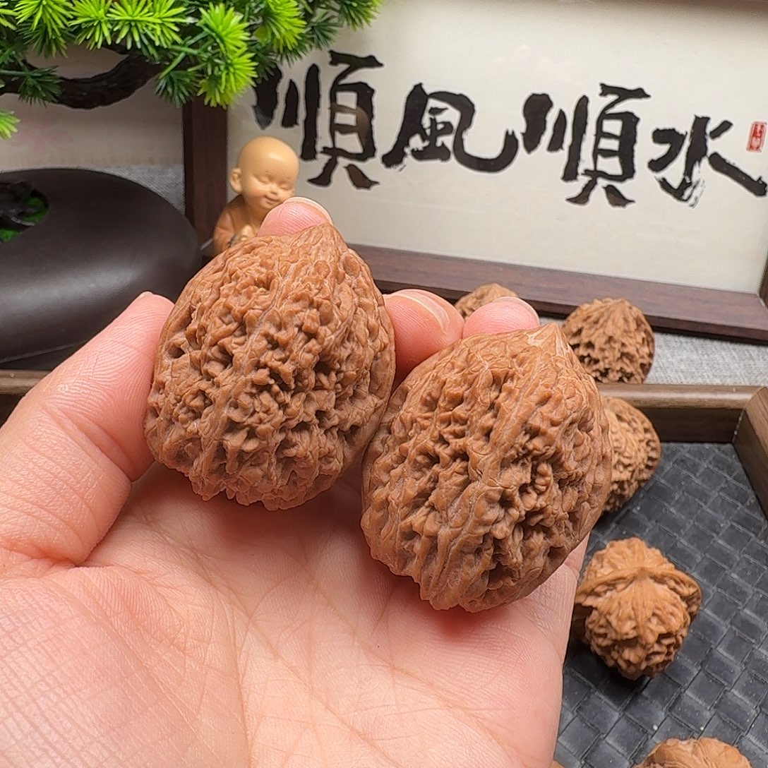 文玩核桃吊坠全品蒜头35