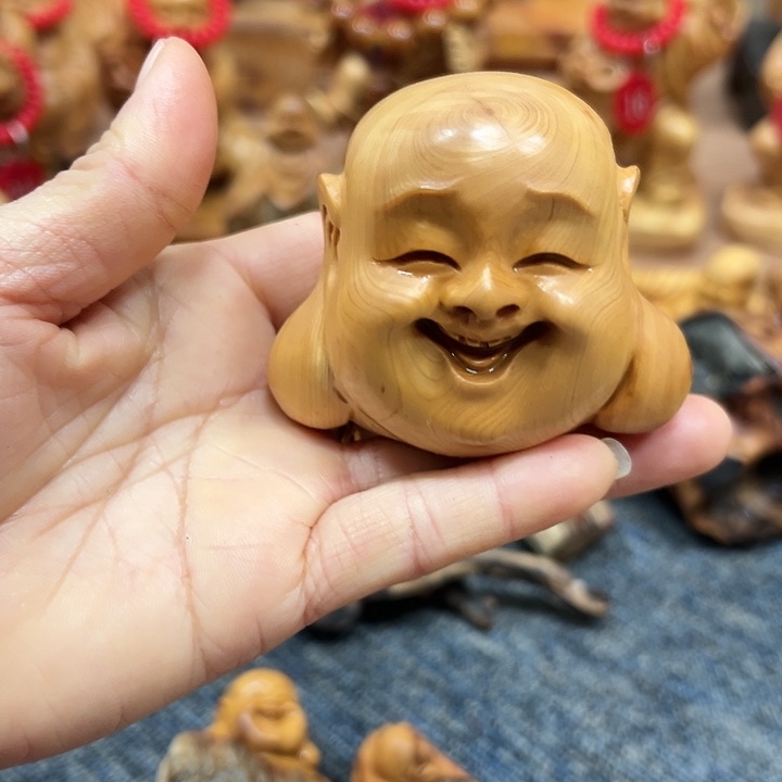 柏木太行崖柏手把摆件