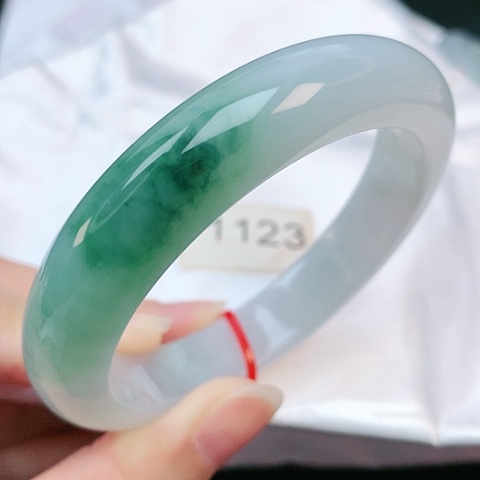 未镶嵌手镯翡翠57圈口881123