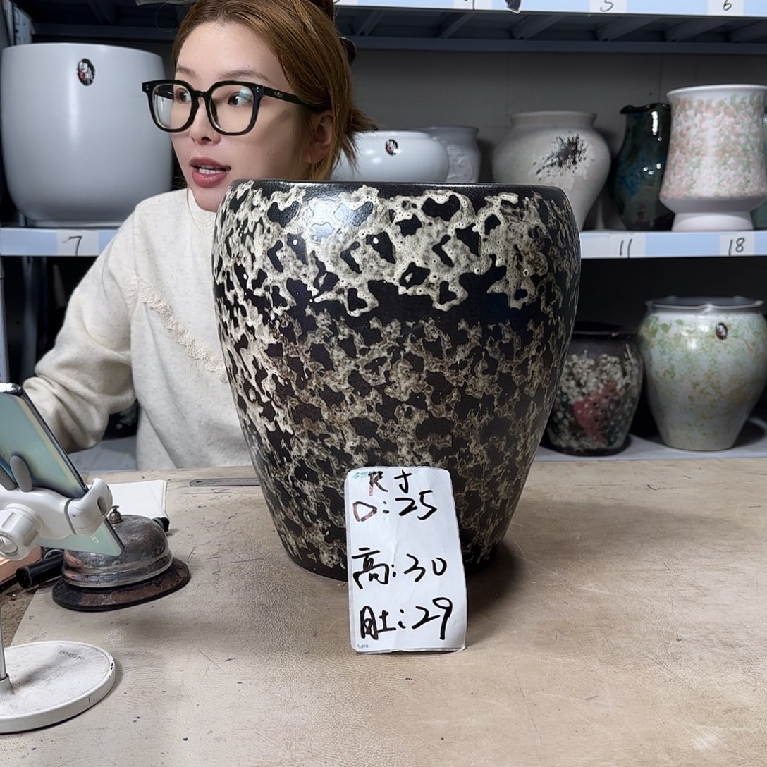 25@30 紫砂花盆尺寸